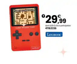 JouéClub Lexibook console portable classic cyber arcade color 200 jeux offre