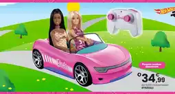JouéClub Cabriolet rc barbie - hot wheels offre