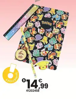 JouéClub Pokemon set papeterie de 6 pièces offre
