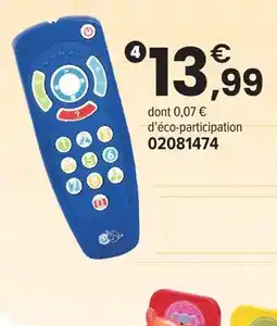 JouéClub Ma première télécommande offre