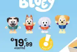 JouéClub Bluey pack de 4 figurines de bingo et ses amis au parc aquatique offre