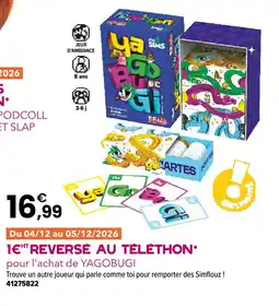 JouéClub Yagobugi offre