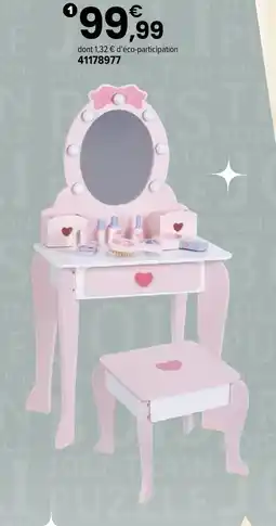 JouéClub Coiffeuse avec lumière offre