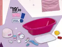 JouéClub Baby coralie baignoire avec accessoires baby coralie offre