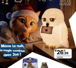 JouéClub Harry potter hedwige lampe squishyglo rechargeable offre