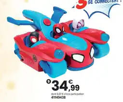 JouéClub Marvel véhicule 3-en-1 : l’équipe spidey offre