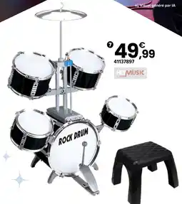 JouéClub Heymusic batterie de rock offre