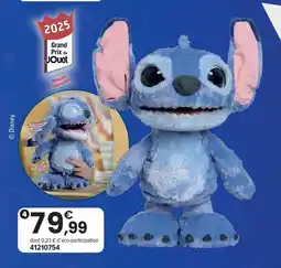 JouéClub Disney peluche interactive ultimate stitch live action offre