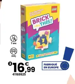 JouéClub Lego brick like this offre
