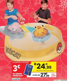 JouéClub Coffret arène pour combat de toupies pokemon offre