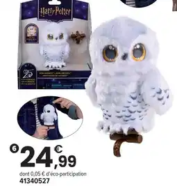 JouéClub Wizarding world mini hedwige enchantée interactif offre