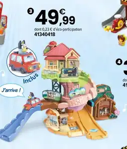 JouéClub Vtech tut tut bolides bluey parcours city toboggan offre
