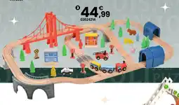JouéClub Set de train 70 pièces offre