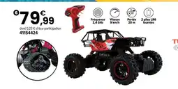 JouéClub Voiture rc extrême 4x4 roues interchangeables offre
