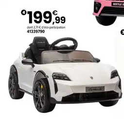 JouéClub Porsche taycan turbo s 10,8 v offre