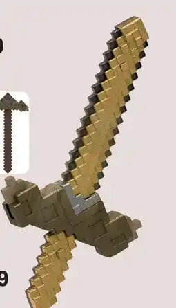 JouéClub Minecraft épée epée pioche 2 en 1 offre