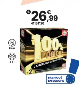 JouéClub Educa 100% logique offre