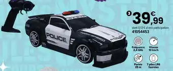Voiture de police radiocommandée