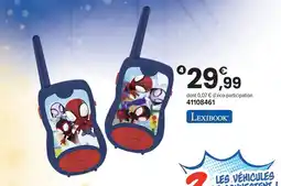 JouéClub Lexibook talkies-walkies spidey et ses amis extraordinaires offre