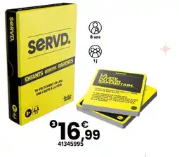 JouéClub Servd servd kids vs parents offre