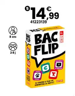 JouéClub Bac flip offre