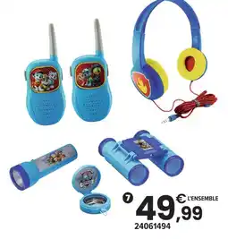 JouéClub Pat' patrouille kit aventure offre