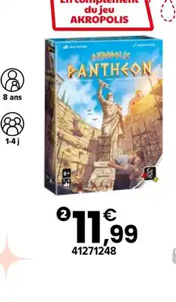 JouéClub Akropolis ext. panthéon offre