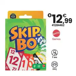 JouéClub Mattel games skip-bo offre