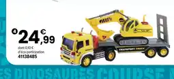 JouéClub Camion transporteur vehicules de chantier offre