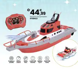 JouéClub Bateau de marin-pompier radiocommandé offre