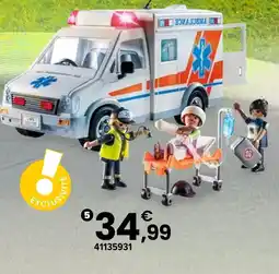 JouéClub 71232 ambulance avec enfant blessé offre