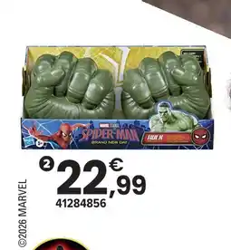 JouéClub Marvel gamma smash fits poings fracassants hulk offre
