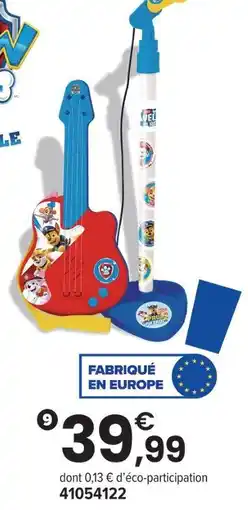 JouéClub Pat' patrouille guitare et micro offre