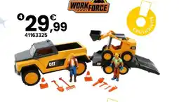 JouéClub Cat pack workforce pick-up avec mini chargeur et 2 figurines offre