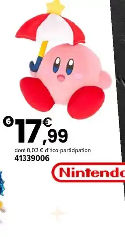 JouéClub Peluche kirby parasol offre