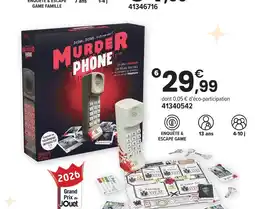 JouéClub Murder phone offre