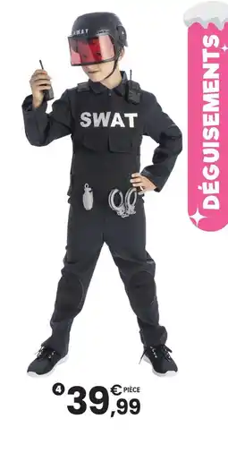 JouéClub Déguisement agent du swat offre