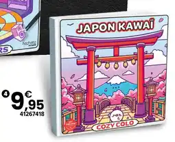 JouéClub Cahier de coloriage cozy colo japon kawaï offre