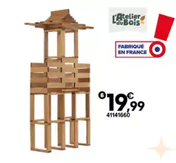 JouéClub L'atelier du bois baril 100 buchettes offre