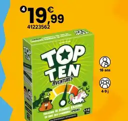 JouéClub Top ten aventures offre
