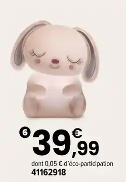 JouéClub Tonies - veilleuse doudou lapinou offre