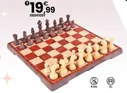 JouéClub Jeu d'échecs de voyage magnétique offre