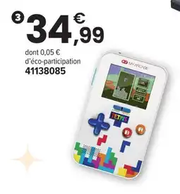 JouéClub Console go gamer classic tetris plus 300 jeux offre