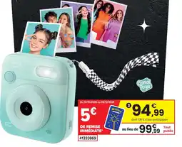 JouéClub Canal toys appareil photo instantané couleur bleu offre