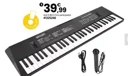 JouéClub Clavier 61 touches avec micro offre