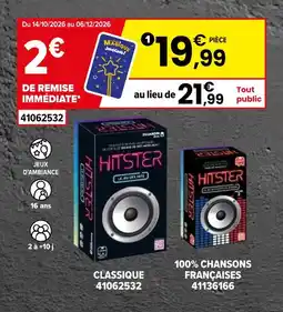 JouéClub Hitster offre