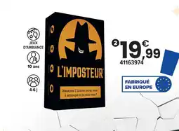JouéClub L'imposteur offre