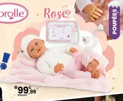 JouéClub Corolle rose nouveau-né réaliste offre