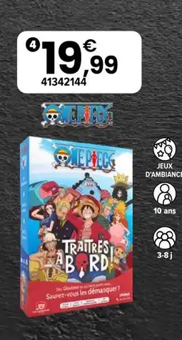JouéClub Traîtres à bord one piece offre