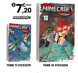 JouéClub Minecraft manga offre